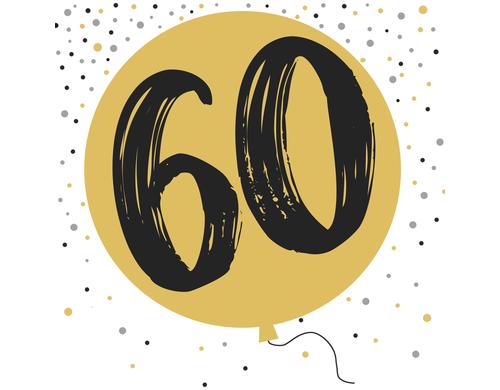 B+C Servietten Golden Sixty 33x33 cm, 20 Stück, 3-lagig