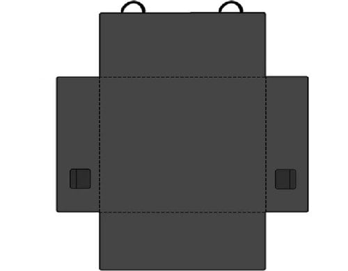 FLUFFINO Kofferraumschutz 104x77.5cm Auto Schondecke für Hunde