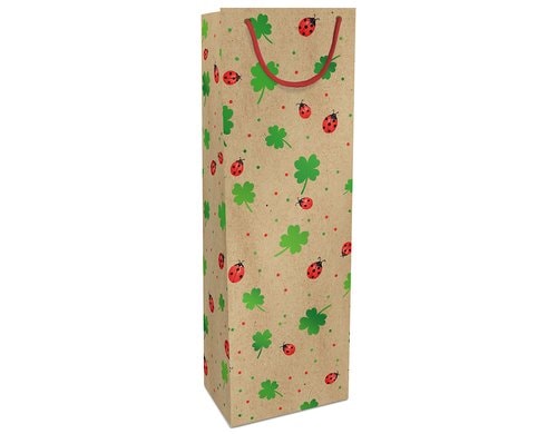B+C Flaschentasche Natural Luck Grösse:  12x36x8cm