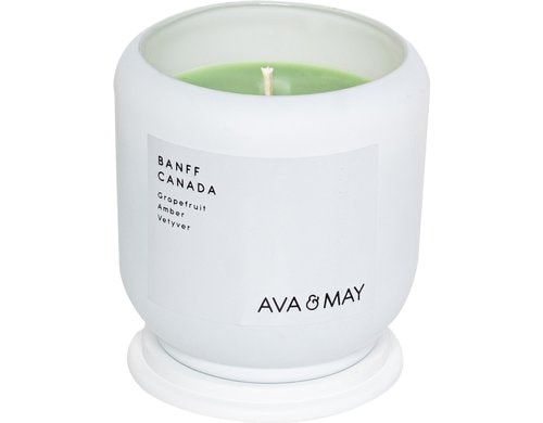 AVA & MAY Duftkerze Banff 200gr,9.5x8.5cm (HxD), Sojawachs,Brennd.45h