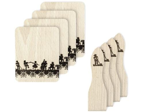 Trendform Raclette Untersetzer Swiss 4er Set