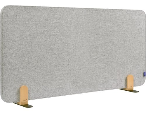 Legamaster ELEMENTS Akustik-Tischtrennwand 60x120m, grau, inkl. Holzfuss