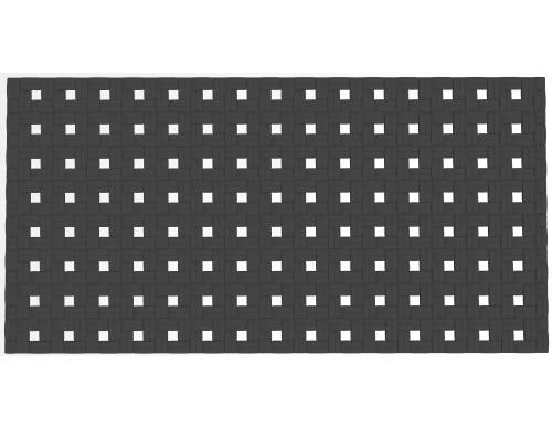 diaqua Badewanneneinlage Basky, Schwarz 35.5 x 70 cm