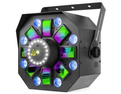 BeamZ MultiBox LED-Lichteffekt, 100W, RGBWAP, Laser