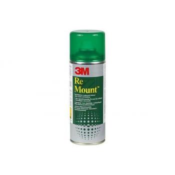 3M ReMount Sprühkleber 400ml transparent, jederzeit wieder ablösbar