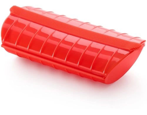 Lékué Mikrowellen-Dampfgarer 1-2 Portionen - Red