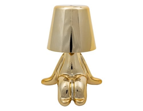 COCON Tischleuchte sitzend gold, dimmbar 3000-6000K-4500K