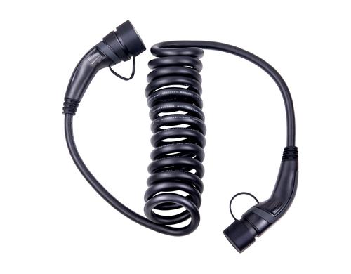 ANS AC Spiral-Ladekabel Typ 2 32A - 5m 32A, 5m, spiralisiert, 22kW