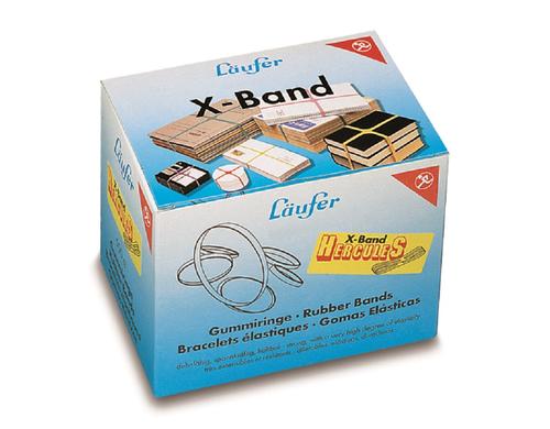 Läufer Gummiringe Kreuzbänder (X-Bands) Hercules, 250x25 mm, Ø160 mm, 500g