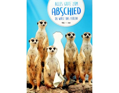 ABC Karte Abschied A4