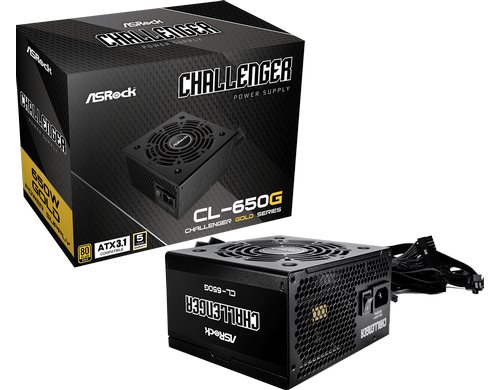 ASRock Challenger CL-650G 80+ Gold Power Supply Unit