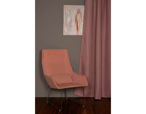 Stotz Verdunklungsvorhang Mira, Faltenband Rosa, 140x260 cm, 100% PES, waschbar