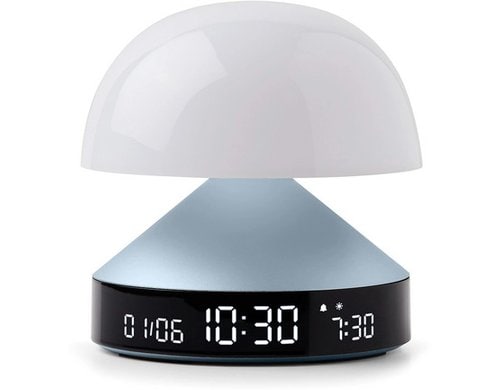 Lexon Lichtwecker Mina Sunrise LCD, Sonnenaufgangssimulation, Hellblau