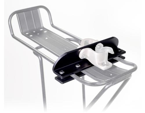 Burley Travoy Rack Mount Kupplungsadapter für Gepäckträgermontage.