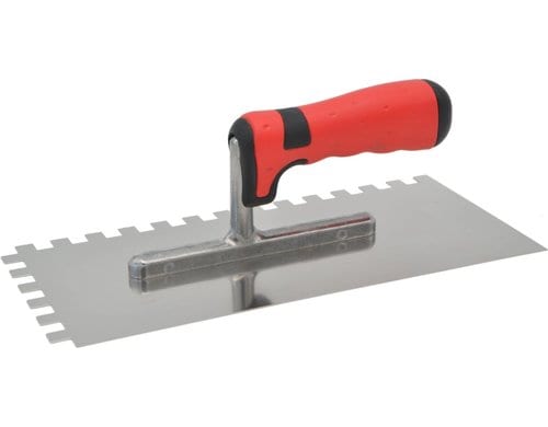Glättekelle 10x10 gezahnt 280x130 mm