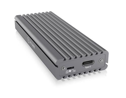 ICY BOX ext. M.2 NVMe Gehäuse IB-1817M-C31 anthrazit, USB 3.1 Type-C, M.2 NVMe SSD