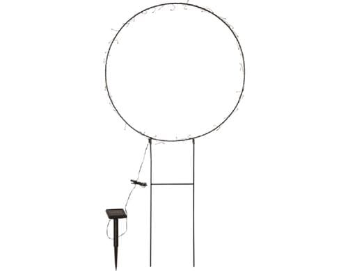 Star Trading Solar Deco Barlumi Solar Warmweiss, IP44, Schwarz