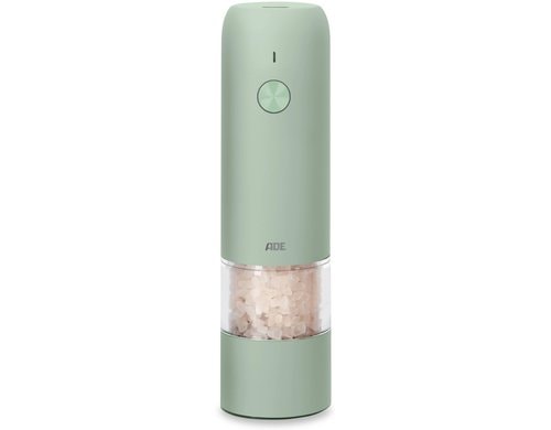 ADE elektrische mini Salz- und Pfeffermühle salbei