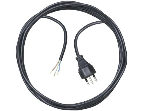 Anschlussleitung mit einseitigem Stecker 3m, schwarz, 3-polig, T12