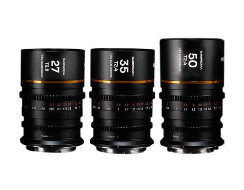 Laowa NanomorphS35 Prime3-Lens(Amber) (Cine) MFT