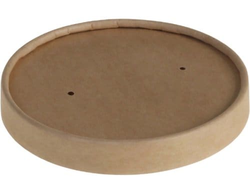 belesse Deckel Kraft/PE braun 25 Stk, Ø98mm