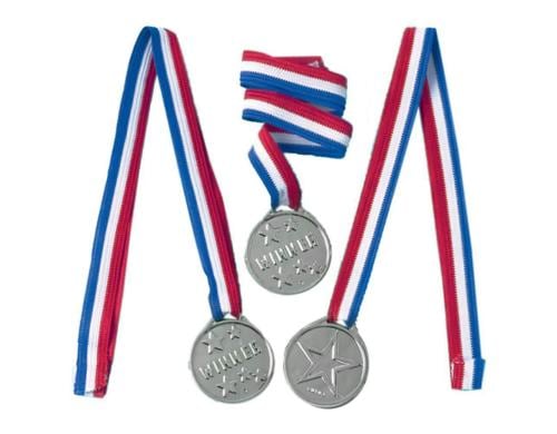 Amscan Medaillen 12 Stück Kindergeburstag, Spielevents