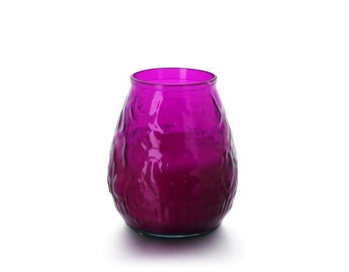 balthasar OutdoorkerzeAmerikaglasCitronella Violett, 10x10.5 cm (DxH), Brenndauer 40h