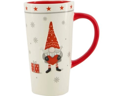 Chalet Tasse Elfian 13.5x9.5x16.3cm rot