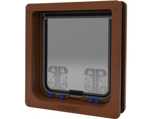 Cat Mate 4-Wege Katzentüre XL braun