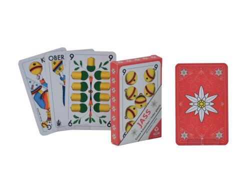 Edelweiss Jass, cello, KFE grosse Eckzeichen