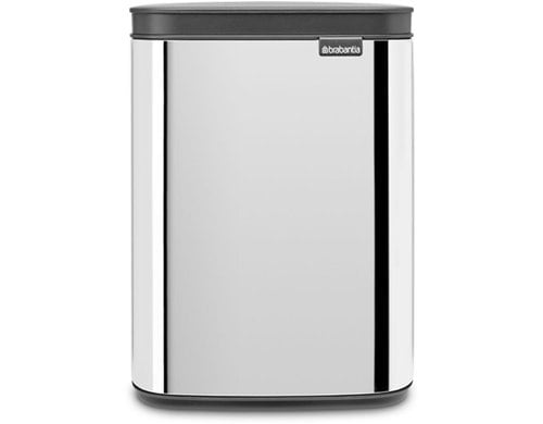 Brabantia Kosmetikeimer Bo Waste Bin 4 Liter, Brilliant Steel