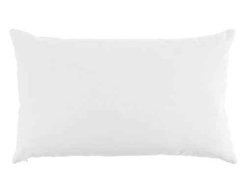 COCON Kissenhülle weiss 30x50cm, Baumwolle, Canvas 215g/m2, YKK RV