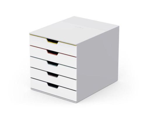 Durable Schubladenbox Varicolor mix 5 5 farbige Schubladen