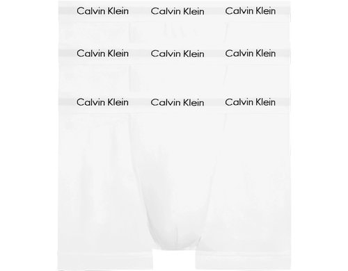 Calvin Klein 3P Trunk white, L