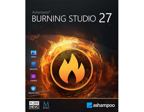 Ashampoo Burning Studio 27 ESD, Vollversion, 1 PC