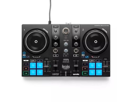 Hercules DJControl Inpulse 200 MK3 2-Deck-USB-DJ-Controller für Einsteiger