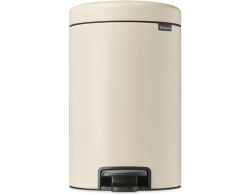 Brabantia NewIcon Treteimer 12 Liter Soft Beige, Inhalt 12 Liter