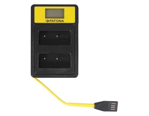 PATONA Smart Dual LCD USB Ladegerät Für Fujifilm NP-W126