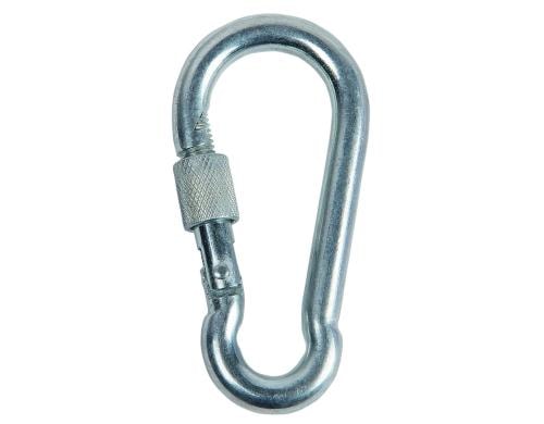 Meister KARABINERHAKEN MIT SICHERUNG 8X80MM