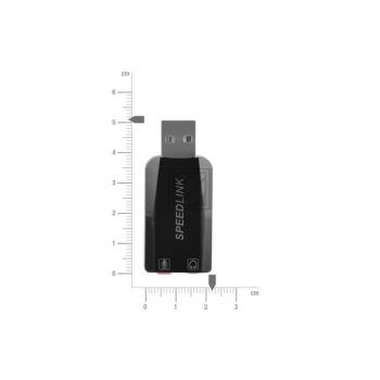 Adapter USB zu Mikrofon und Kopfhörer verbindet PC mit Kopfhörer und Mikr.-Buchse