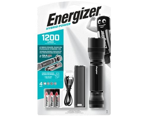 Energizer Tactical 1200-H inkl. 6x AA, 1x mitgel. Li-Ion Akku*