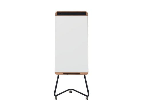 Bi-Office ACE mobiles Whiteboard, 70x185cm Holz/weiss, Stahl lackiert