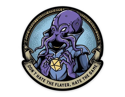 Dont Hate the Flayer Sticker