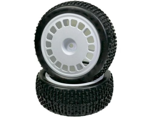 Absima 1:10 Buggy Räderset Mini Block vorne weiss (2)