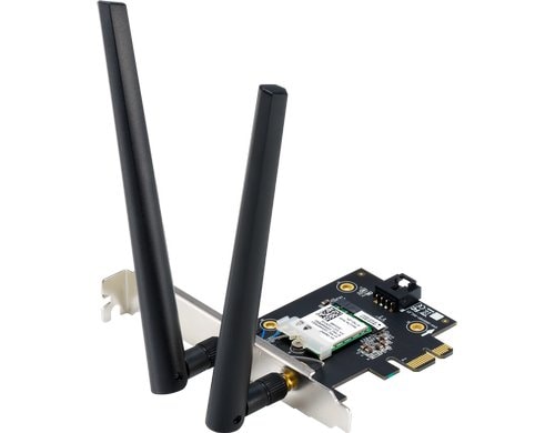 ASUS PCE-BE6500: WiFi-7-Adapter 6-GHz-Band, WPA3, PCI-Express-x1