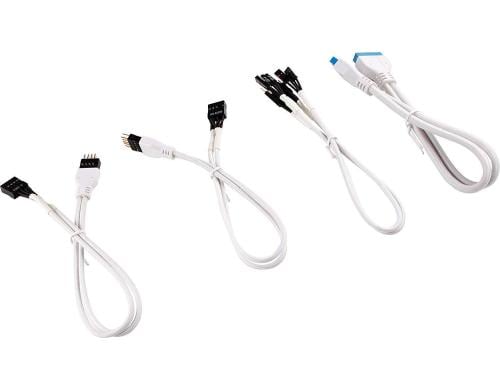 Netzteil Zubehör Corsair Frontpanel Verl. Premium Verlängerungskit 30cm weiss