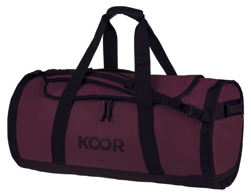 KOOR Dufflebag 70L maroon Rpet, maroon
