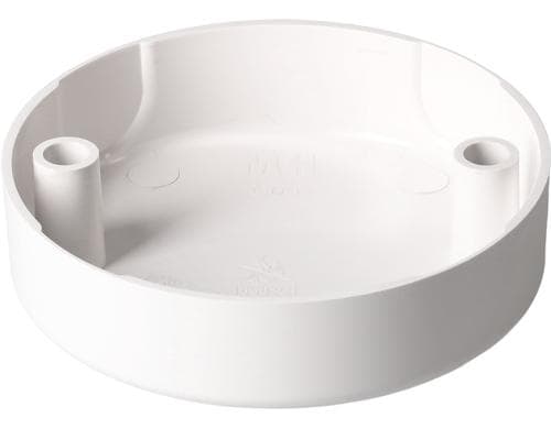 Max Hauri Deckenrosette rund weiss, 2 Befestigungslöcher