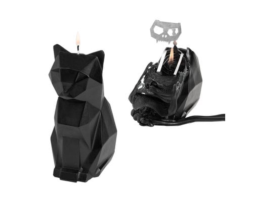 54Celsius PyroPet Cat Kisa Schwarz,17x7.5x11.5 cm,Brennd. ca.20h