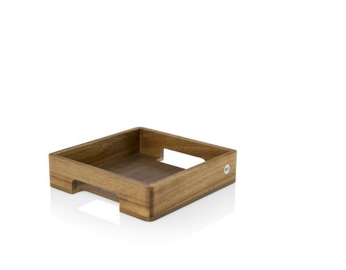 AdHoc Serviertablett SERVE SQUARE ST26 Akazienholz, 25 x 25 cm x H 6 cm